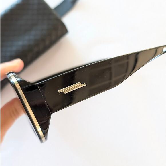 Bottega Veneta BV1362S 006 Pilot Black Sunglasses, size 58-17mm - Picture 3 of 7